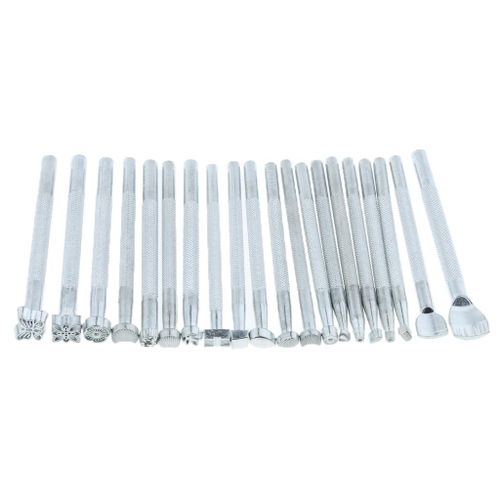 20/ Leather Working Stamps Tools Set Saddle Making