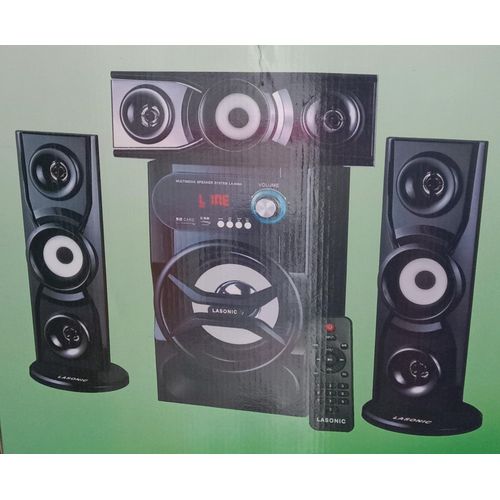 Lasonic Home Theatre System Subwoofer With Bluetooth And Remote Control -Black