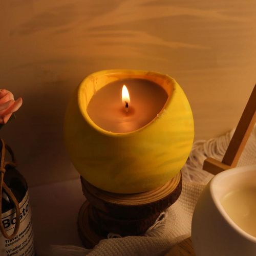 Arc Egg Gypsum Candle Cup Mold Diy Handmade Resin Concrete Storage Box Making Potted Silicone Mould Aromatherapy Box