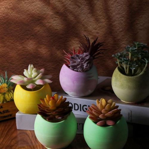 Arc Egg Gypsum Candle Cup Mold Diy Handmade Resin Concrete Storage Box Making Potted Silicone Mould Aromatherapy Box