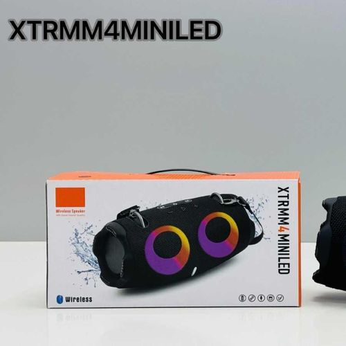 Bass Boost Bluetooth Speaker – Hifi – XTRMM4MINILED – Black