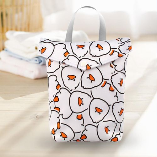 Nappy Bag Waterproof Gym Bag Diaper Organizer Duck 20x25cm