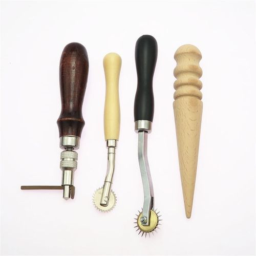31 Pieces Leather Tool DIY Hand Stitching Kit With Groover Awl