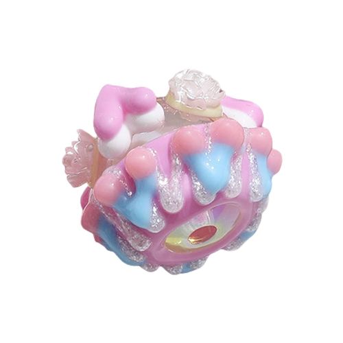 Resin Bead Handcrafted Olorful For Beading Necklace Key C