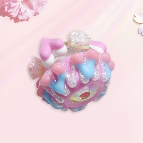 Resin Bead Handcrafted Olorful For Beading Necklace Key C