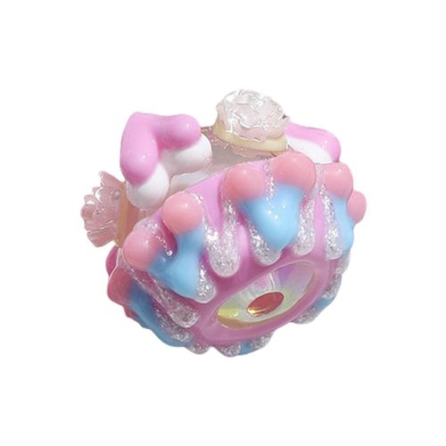 Resin Bead Handcrafted Olorful For Beading Necklace Key C