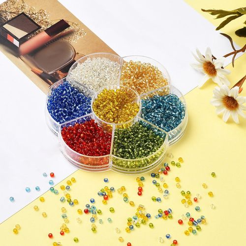 4550 Pcs 2mm 12/0 7 Colour Small Craft Set Spare