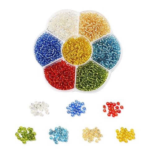 4550 Pcs 2mm 12/0 7 Colour Small Craft Set Spare