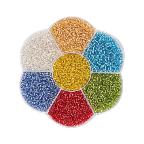 4550 Pcs 2mm 12/0 7 Colour Small Craft Set Spare