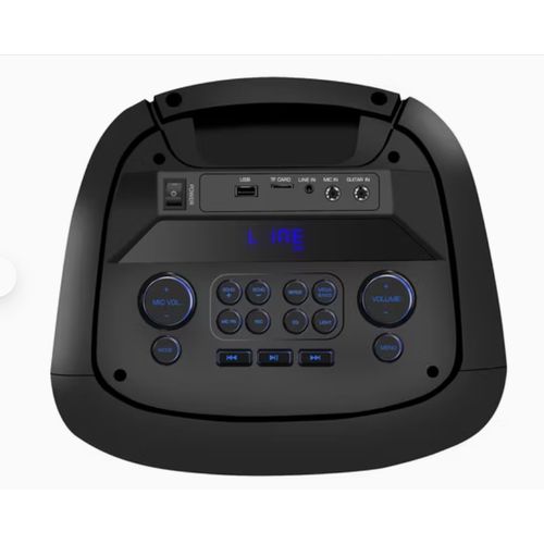 Smartplus 10 Inch High Power Professional Rechargeable Party Speaker 1000 Watts - Black