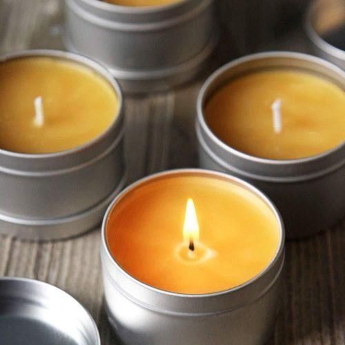 122448Pcs Empty Silver Gold Black Aluminum Tins Cans With Screw Lid Round Candle Spice Candy Containers Storage Box