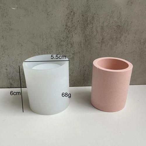 Concrete Square Vase Silicone Mold Diy Flower Pot Making Epoxy Resin Pen Holder Casting Molds Home Decor Supplies