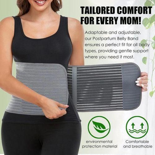 Postpartum Belly Band,Abdominal Binder Post Belly Wrap,WaistPelvis Support Belt for Back Pain Relief,Csection Recovery