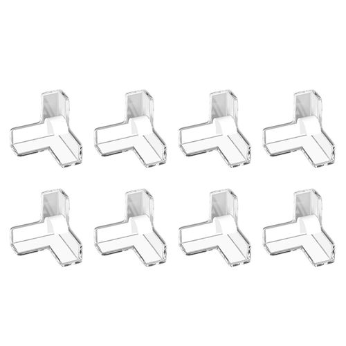 Household Furniture Corner Protection Case Anti-collision T-shaped Corner Protection Cover for Table Chair,S,8 Pieces NO5112