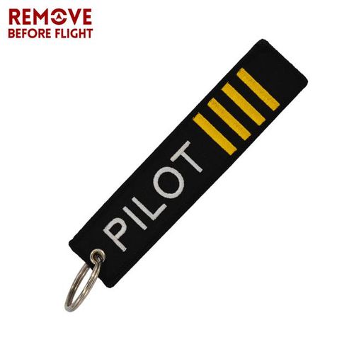 Motorcycle Car Keychain Freedom Key Tag Embroidery Remove Before Flight Key Chain OEM Key Ring For Aviation Gifts llavero-1pc_Red