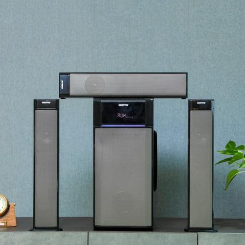 Geepas  3.1 Bluetooth Multimedia Subwoofer Strong Bass  Immersive Sound,40000Watts Booming Bass- Multi