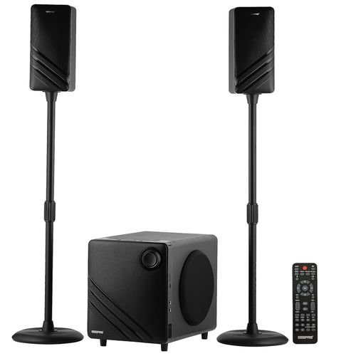 Geepas  2.1 CH Multimedia Speaker System with Remote Control-50000Watts PMPO Speaker Unit-Multi