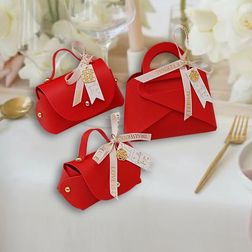 3Pcs Wedding Candy Gift Bag Wedding Favors Gift Box For
