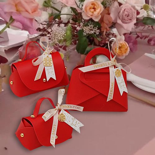 3Pcs Wedding Candy Gift Bag Wedding Favors Gift Box For