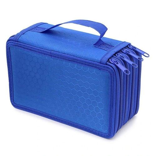 32/52/75 Holes Colored Pencil Bag Large Capacity Pen Pouch School Stationery Bag  Drawing
