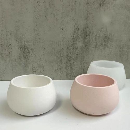 Candle Jar Silicone Mold Concrete Cement Flowerpot Mould Diy Crystal Epoxy Resin Storage Box Craft Mold Home Decor