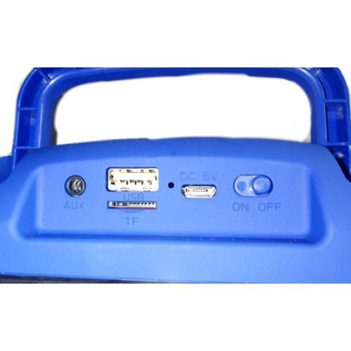 Other 136 portable TF Fm Bluetooth Speaker - Blue