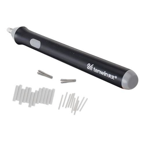 Electric Artists Erasers, 22 Erasers, black