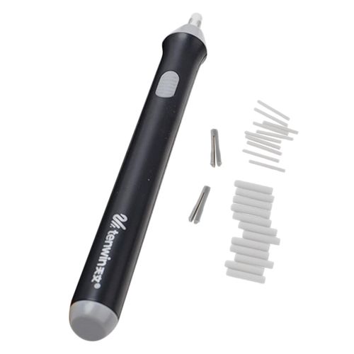 Electric Artists Erasers, 22 Erasers, black
