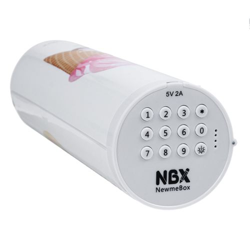 School Password Pencil Case Pen Holder Lock Stationery Box Home Office Gift D