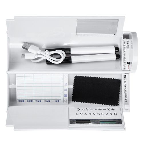 School Password Pencil Case Pen Holder Lock Stationery Box Home Office Gift D