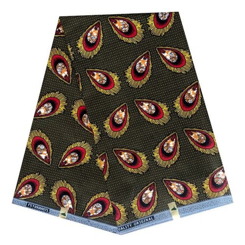 100% Polyester African Ankara Prints Fabric Real Wax Tissu Dress Sewing Material Toys Pagne By Yards Block Warps Patchwork Diy