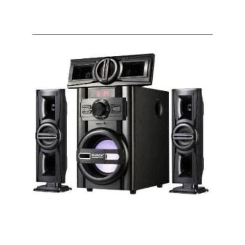 Djack 3.1 Full Home Theater Speaker - Multi Media Wireless FM Radio Bluetooth Model - BLACK,SILVER