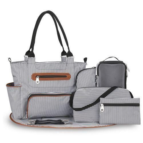 7pcsset Baby Diaper Bag Large Capacity Stroller Bag Organizer Multifunctional Nappy Nursing Mummy Travel Mom Bag For Baby Care