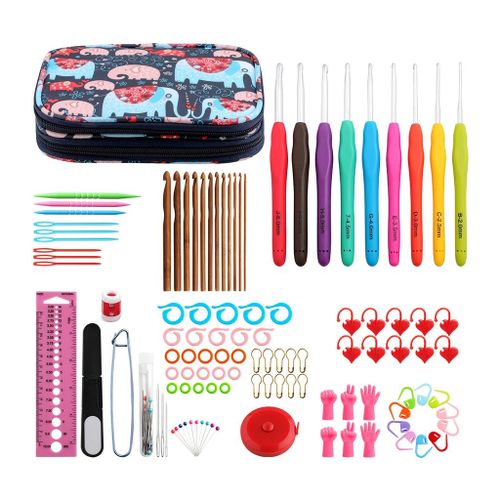 Ergonomic Handle Crochet Hooks, Crochet Hooks Set With