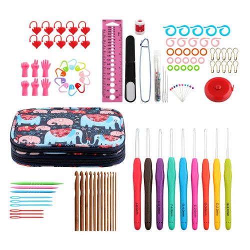Ergonomic Handle Crochet Hooks, Crochet Hooks Set With