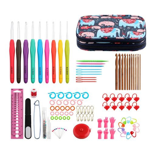 Ergonomic Handle Crochet Hooks, Crochet Hooks Set With