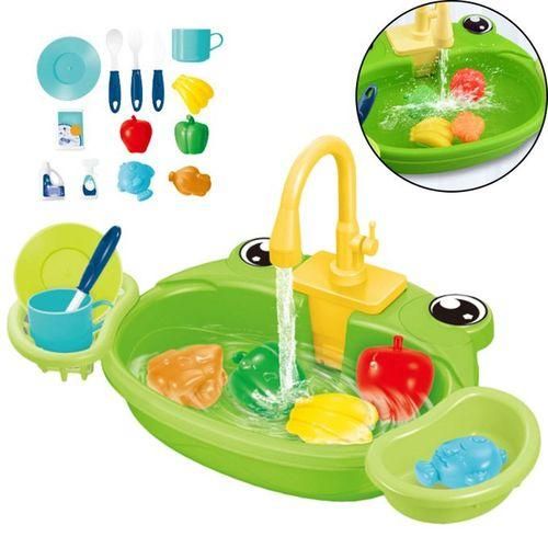 Kitchen Sink Toys Play Dishes With Running Water F