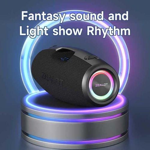 Zealot Reachargeable Powerfull Party Rocker S78 Bluetooth Speaker - Black