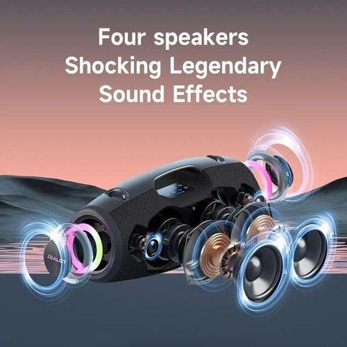 Zealot Reachargeable Powerfull Party Rocker S78 Bluetooth Speaker - Black