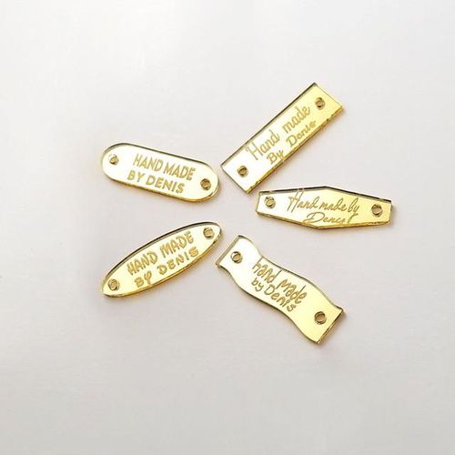 Factory Customized 30pcs Tag Clothing Tag Sewing On Labels Tags Crochet Hats/gloves/bag Handmade Labels