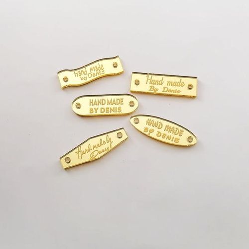 Factory Customized 30pcs Tag Clothing Tag Sewing On Labels Tags Crochet Hats/gloves/bag Handmade Labels