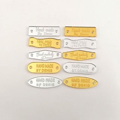 Factory Customized 30pcs Tag Clothing Tag Sewing On Labels Tags Crochet Hats/gloves/bag Handmade Labels