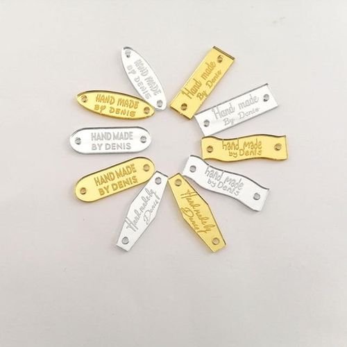 Factory Customized 30pcs Tag Clothing Tag Sewing On Labels Tags Crochet Hats/gloves/bag Handmade Labels
