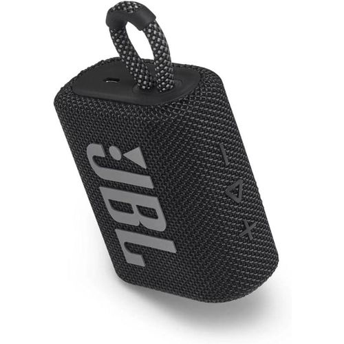 Jbl  GO 3 Wireless Bluetooth Portable Waterproof Speaker with Integrated Loop for Travel with USB C Charging Cable- Multicolor