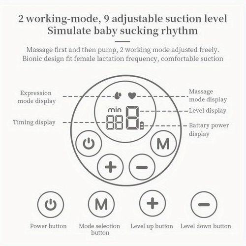 Invisible Milking Machine Wireless Breast Pump Automatic All-in-one Machine with No Armrest Portable Massage and Breast Pump