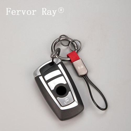 Metal Car Keychain Wax Rope Keyring Key Holder For Tesla Model 3 Model Y X S 2023 Creative Multiple Durable Key holder Accessori-black 1pc_black_no logo_Bundle4