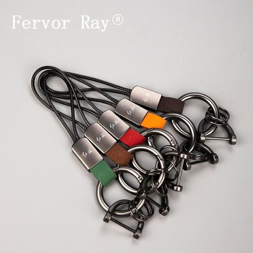 Metal Car Keychain Wax Rope Keyring Key Holder For Tesla Model 3 Model Y X S 2023 Creative Multiple Durable Key holder Accessori-black 1pc_black_no logo_Bundle4