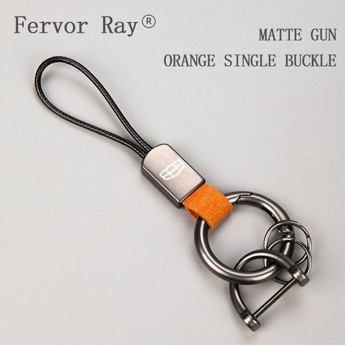 Metal Car Keychain Wax Rope Keyring Key Holder For Tesla Model 3 Model Y X S 2023 Creative Multiple Durable Key holder Accessori-black 1pc_black_no logo_Bundle4