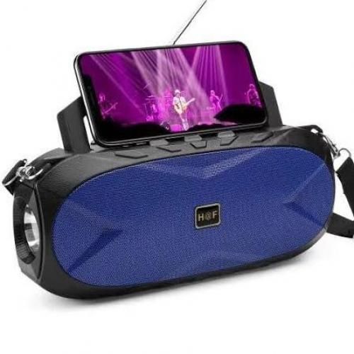 Bluetooth Speaker With Torch And Phone Control-Multi Colour
