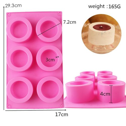 Diy Candle Jar Pot Silicone Molds For Making Epoxy Concrete Storage Box Mould Home Decor Flower Pot Planter